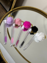 Load image into Gallery viewer, Antibacterial Spoolie with Keyring & Pompom