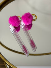 Load image into Gallery viewer, Antibacterial Spoolie with Keyring &amp; Pompom
