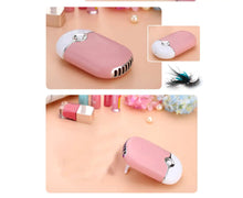 Load image into Gallery viewer, Mini Pink Portable Fan
