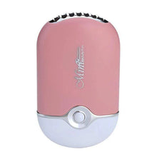 Load image into Gallery viewer, Mini Pink Portable Fan
